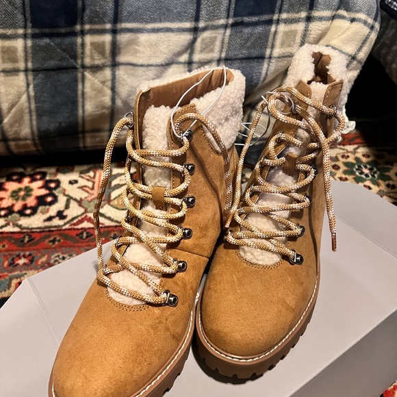 2 pairs of shoes ( mary jane and boots ) new never been used both for $60 only - Picture 2 of 6